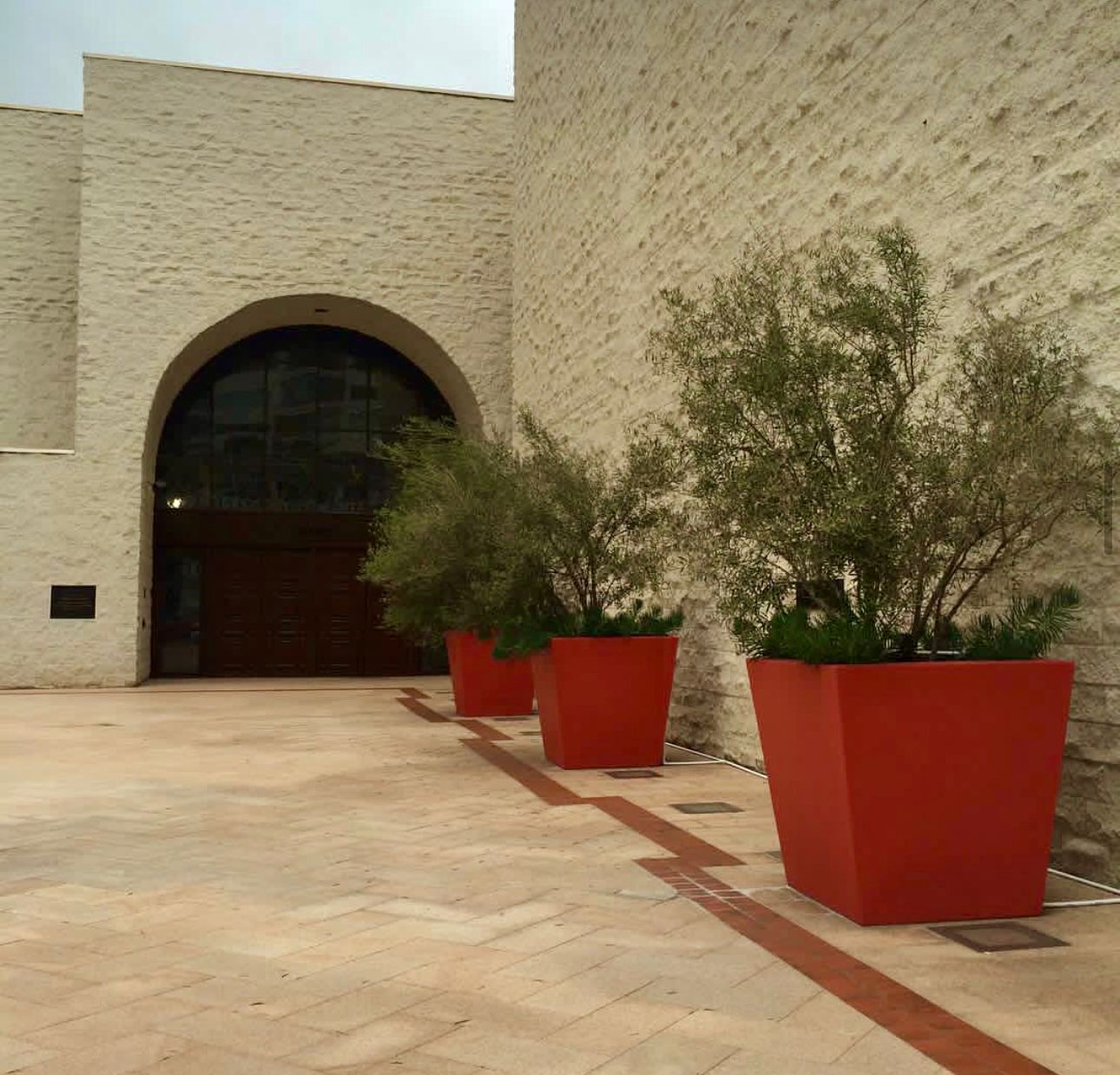 Commercial Fiberglass Planters