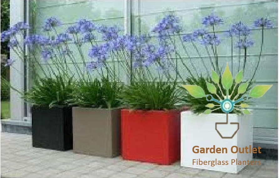 Durable fiberglass planter