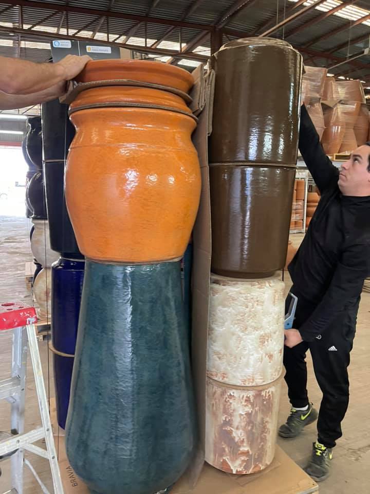 Glazed Terracotta planter